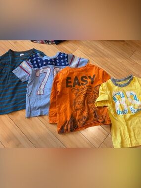 LIKE NEW! BUNDLE! 4! Gap Kids Toddler Assorted Cotton Tee Shirts Sz 3T